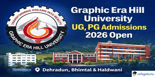 Graphic Era Hill University Begins Admission 2026; Apply Now @gehu.ac.in